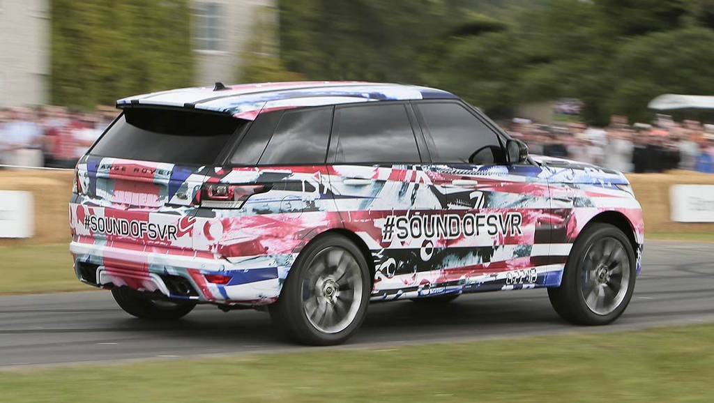 Range Rover Sport SVR teased again