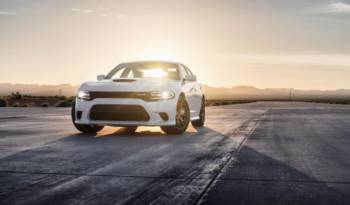 These are the first videos with the all-new Dodge Charger SRT Hellcat
