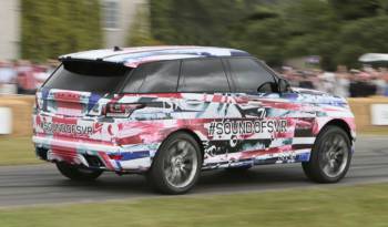 Range Rover Sport SVR teased again