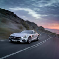 2015 Mercedes AMG GT races on Austin Circuit of the Americas