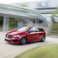 2015 Mercedes B-Class facelift unveiled ahead of Paris