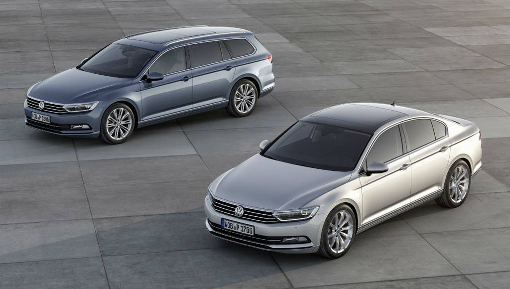 2015 Volkswagen Passat starts at 22.215 GBP in the UK