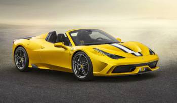 Ferrari 458 Italia Speciale Spider Apperta introduced