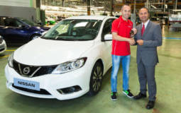 First produced Nissan Pulsar offered to Andres Iniesta