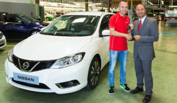 First produced Nissan Pulsar offered to Andres Iniesta