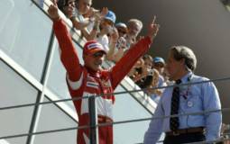 Michael Schumacher returns home
