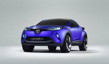 Toyota C-HR Concept fully unveiled