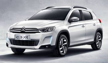 Citroen C3-XR will not be sold outside China