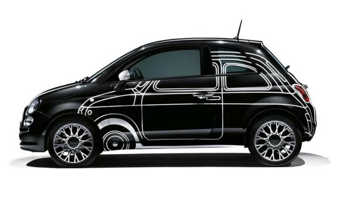 Fiat 500 Ron Arad Edition unveiled