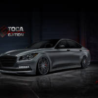 Hyundai Genesis has received a twin-turbo V8 for SEMA Show