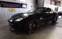 Jaguar F-Type R Coupe modified by Hennessey (+Video)