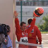 Michael Schumacher is making progress