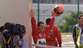 Michael Schumacher is making progress
