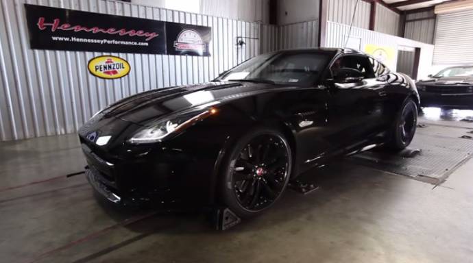 Jaguar F-Type R Coupe modified by Hennessey (+Video)