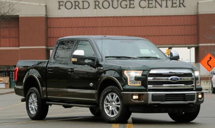 2015 Ford F-150 enters production