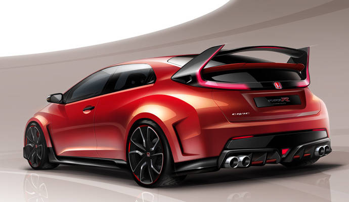2015 Honda Civic Type R anticipated by a new teaser video