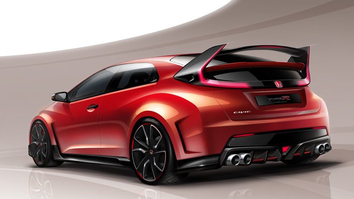 2015 Honda Civic Type R anticipated by a new teaser video