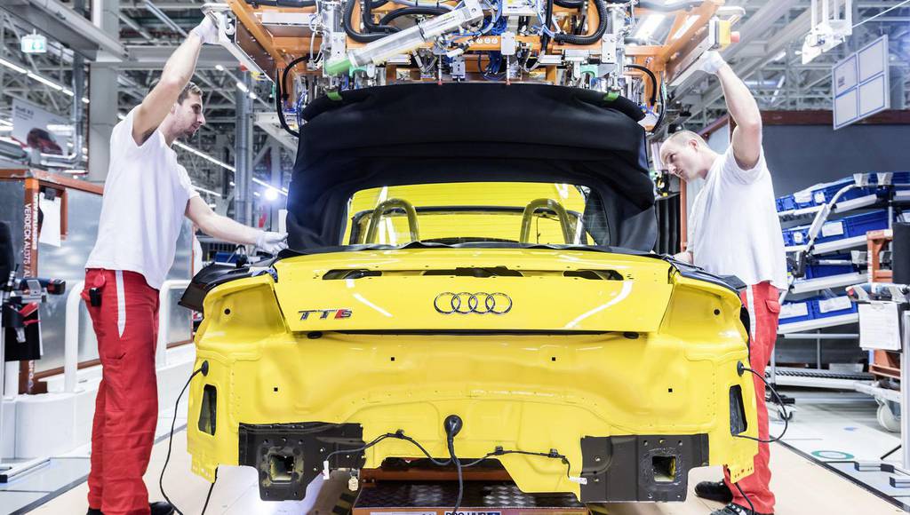 Audi TT Roadster entered production in Gyor factory
