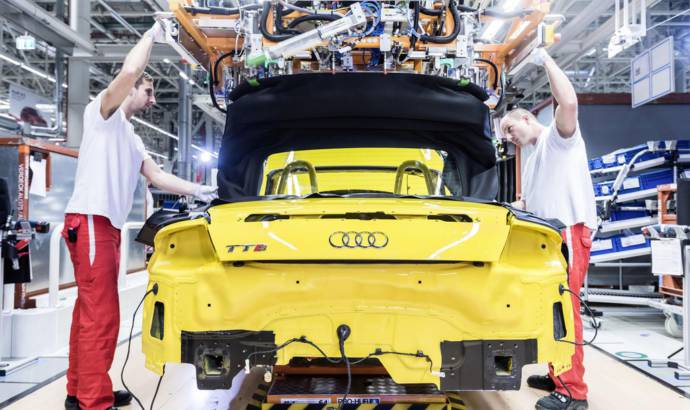 Audi TT Roadster entered production in Gyor factory