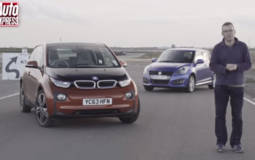 BMW i3 and Suzuki Swift fight in AutoExpress track battle