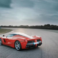 Chris Harris drives the Ferrari LaFerrari