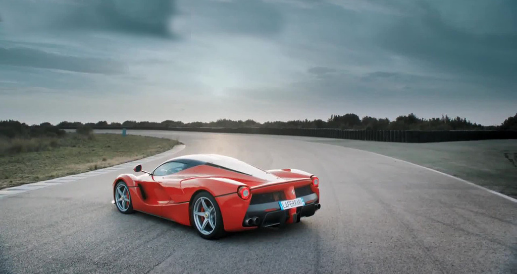 Chris Harris drives the Ferrari LaFerrari