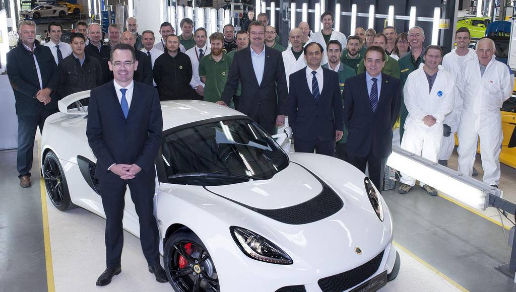 Lotus Exige S reaches 1000 units produced