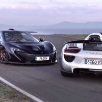 VIDEO: McLaren P1 face to face with Porsche 918 Spyder