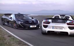VIDEO: McLaren P1 face to face with Porsche 918 Spyder