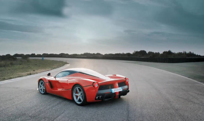 Chris Harris drives the Ferrari LaFerrari