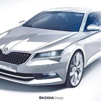 2015 Skoda Superb teased again