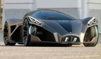 BMW i9 rendered in Sci-Fi clothes