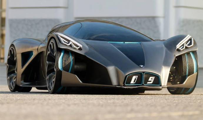 BMW i9 rendered in Sci-Fi clothes