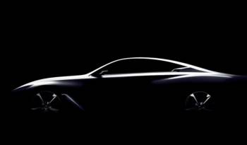 Infiniti Q60 Concept first teaser photo ahead of NAIAS debut