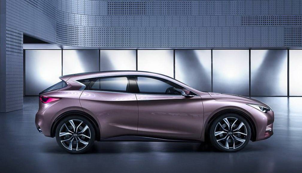 Infiniti QX30 spied during testing
