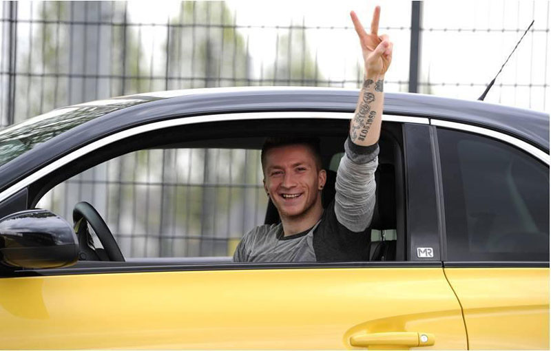 Marco Reus footballer fined for driving without a licence for 3 years