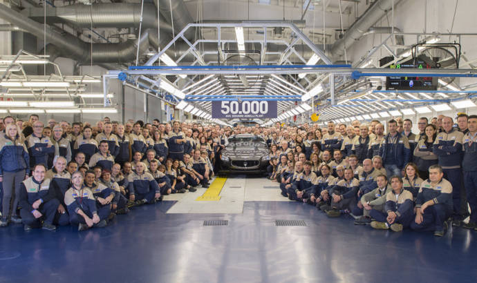 Maserati built its 50.000th car on the centennial day