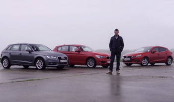 Mazda3 faces BMW 1 Series and Audi A3 in British test