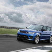 Range Rover Sport SVR on Rockingham circuit