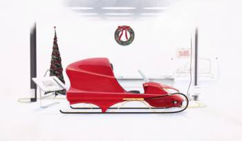Santa's new sleigh by Honda