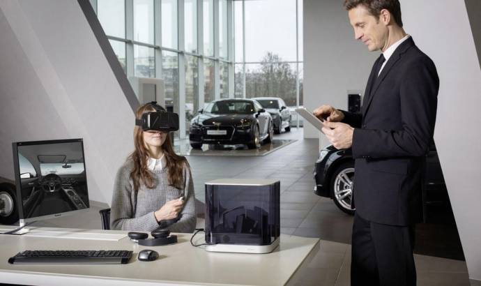 Audi will introduce virtual reality headsets in their showrooms