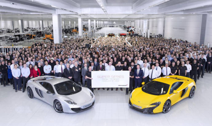 McLaren Super Series range reach 5000 units produced