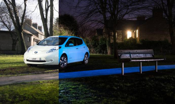 Nissan Leaf offered with night-glowing paint