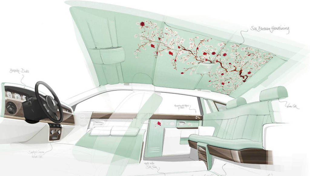 Rolls Royce Phantom Serenity teased ahead of Geneva 2015