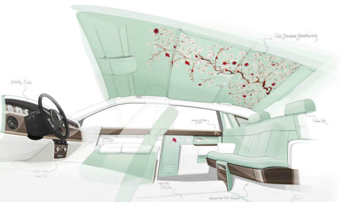 Rolls Royce Phantom Serenity teased ahead of Geneva 2015