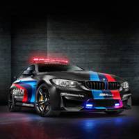 The 2015 BMW M4 Coupe MotoGP safety car has water injection system