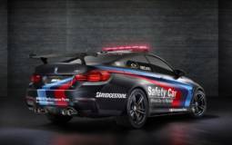 The 2015 BMW M4 Coupe MotoGP safety car has water injection system