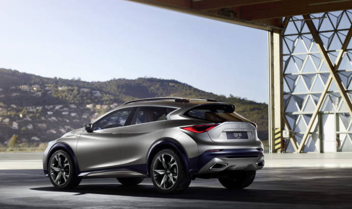 Infiniti QX30 Concept photo reveals back-end design