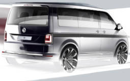 2016 Volkswagen Transporter T6 first sketch