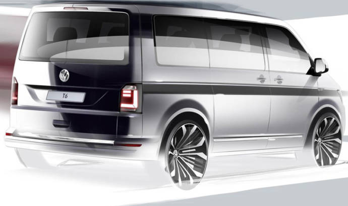 2016 Volkswagen Transporter T6 first sketch